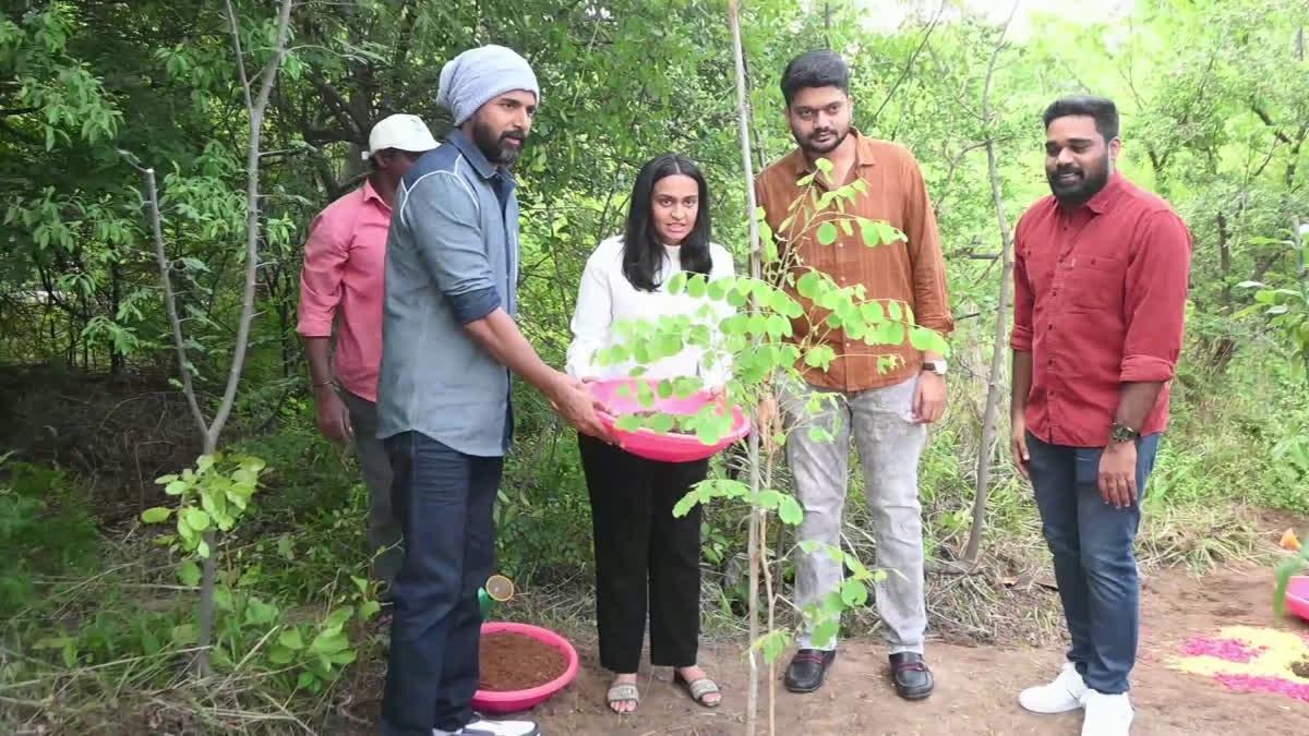 Tamil Actor Sivakarthikeyan plant a plant