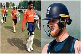 India and England practice session