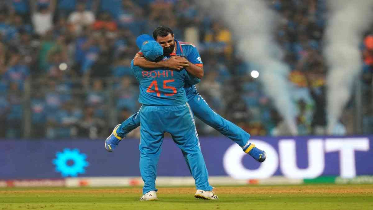 Mohammed Shami starred with a seven-wicket haul as India thumped New Zealand by 70 runs to reach the final of the ICC Men's Cricket World Cup 2023 on Wednesday.