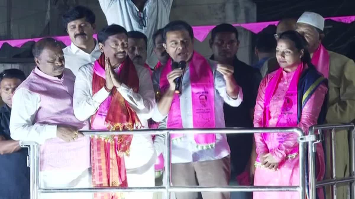 KTR Election Campaign in Nampally