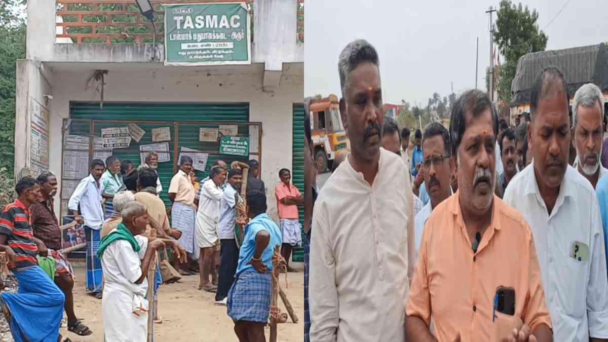 tasmac-workers-strike-in-dharmapuri