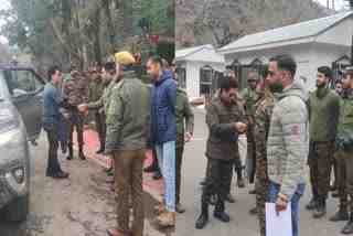 Etv BharatSachin Tendulkar reached the border area of Uri and met the soldiers