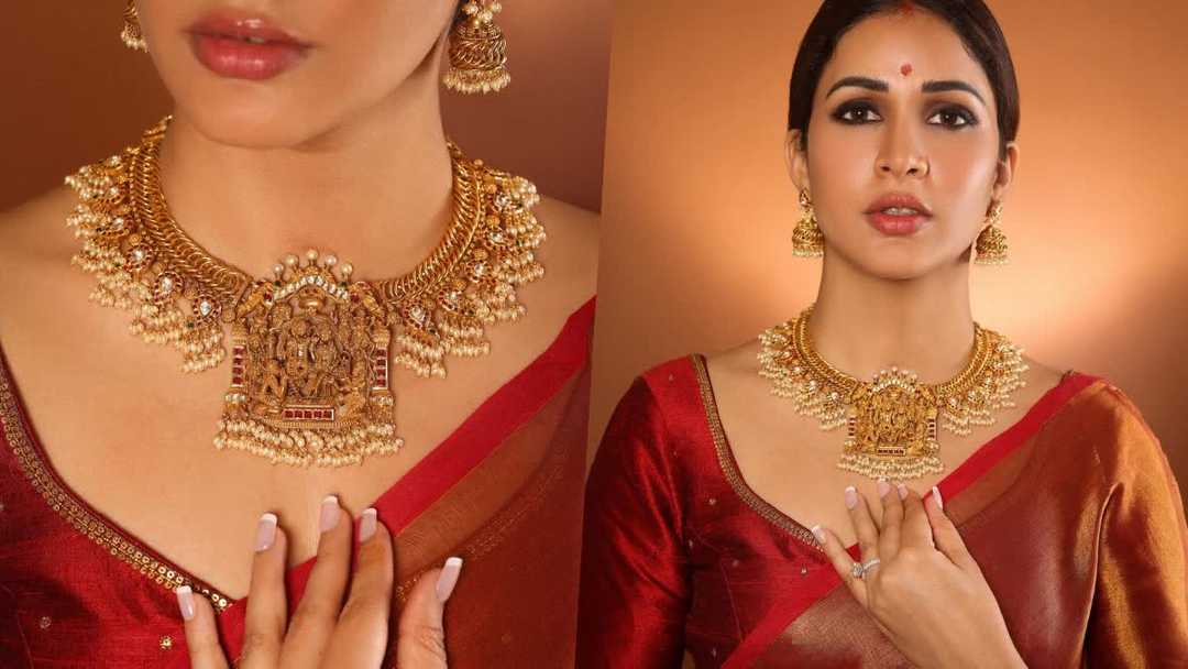 Lavanya Tripathi wears Ram parivar jewellery to celebrate Ram Mandir Inauguration, See pics