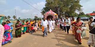 masi magam ther festival celebrate at Gangaikonda Cholapuram Soleeswarar Temple