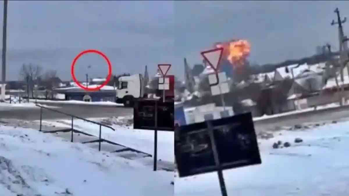 Russian plane crash : યુક્રેની યુદ્ધકેદીઓને લઇ જતું વિમાન તોડી પડાયું, કુલ 68 લોકો માર્યાં ગયાં