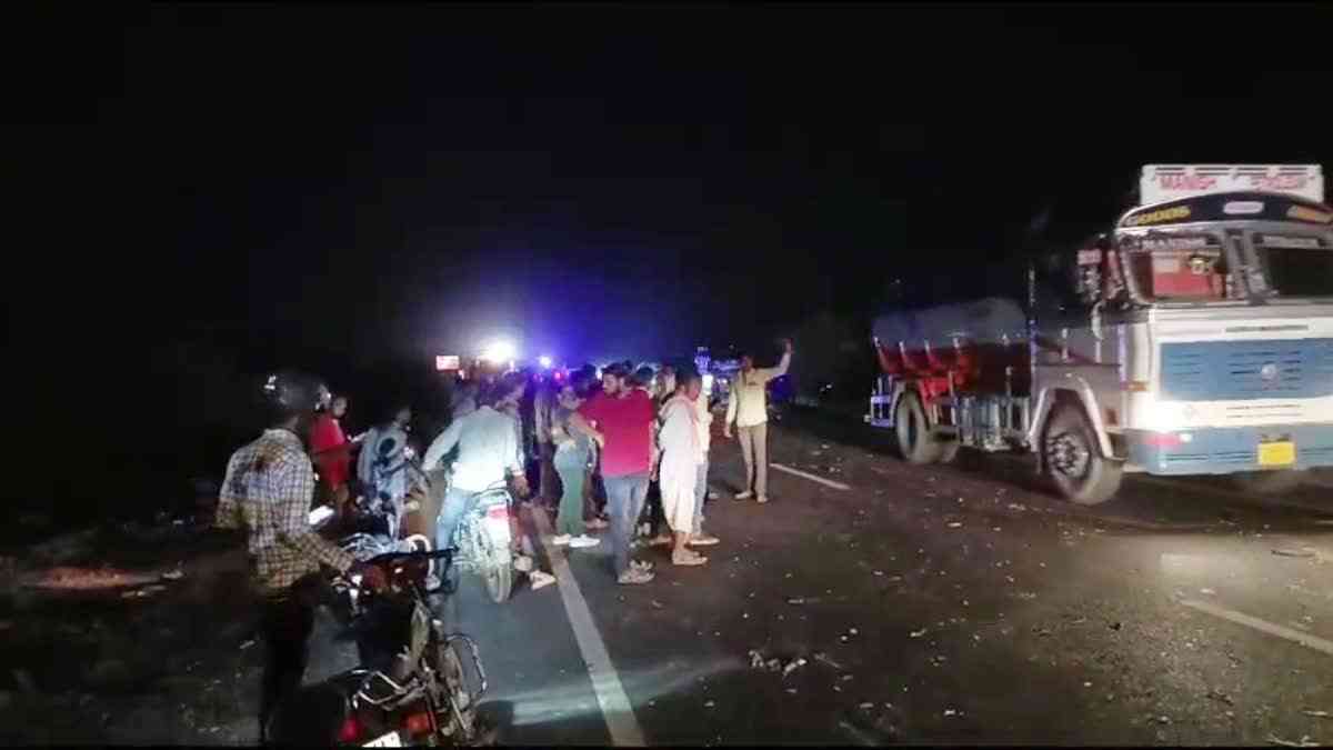 Patan Accident: રાધનપુર હાઇવે ઉપર વધુ એક અકસ્માત,  બેના મોત