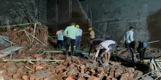 wall collapse in nalasopara