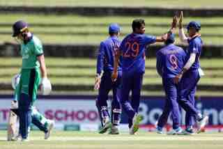 അണ്ടര്‍ 19 ക്രിക്കറ്റ് ലോകകപ്പ്  അണ്ടര്‍ 19 ലോകകപ്പ്  ഇന്ത്യ- അയര്‍ലന്‍ഡ്  അണ്ടര്‍ 19 ക്രിക്കറ്റ് ലോകകപ്പില്‍ ഇന്ത്യ ക്വാര്‍ട്ടറില്‍  U19 World Cup 2022  India vs Ireland Highlights  IND qualify for Super League quarterfinals