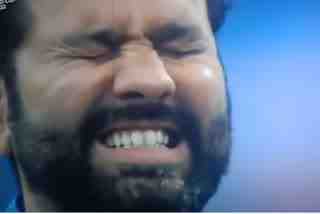 Rohit Sharma gets emotional as Indian fans sing National Anthem; Watch video