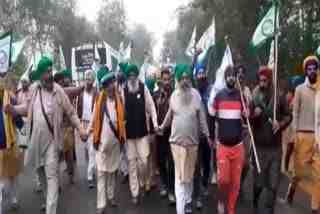 punjab farmers entered fatehabad regarding delhi march