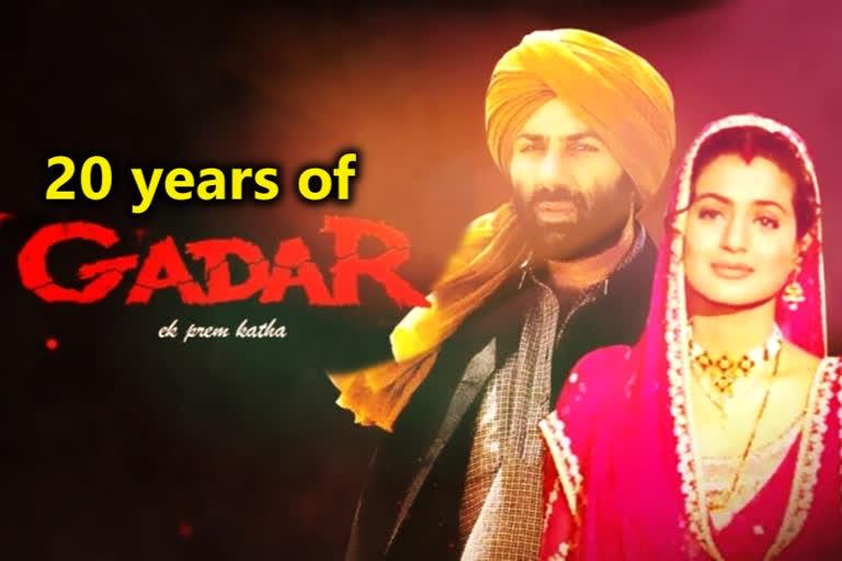 Sunny Deol and Ameesha Patel starrer Gadar: Ek Prem Katha completes two decades of its release on June 15. As the film turns 20 today, here are 20 lesser-known facts about the blockbuster love story that created a rage when released in 2001 on the same day as Aamir Khan's Lagaan.