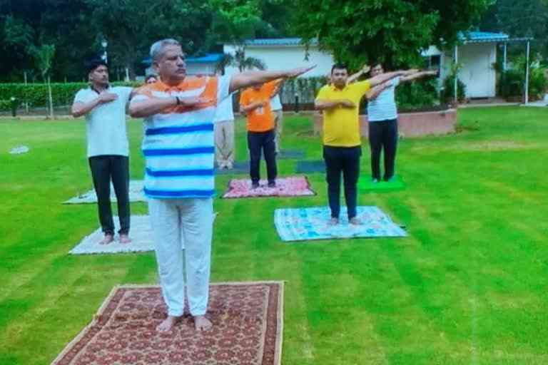 jaipur news, International yoga day, Corona protocol