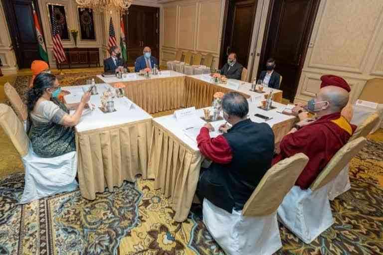 US top diplomat meets Tibetan monk during India visit