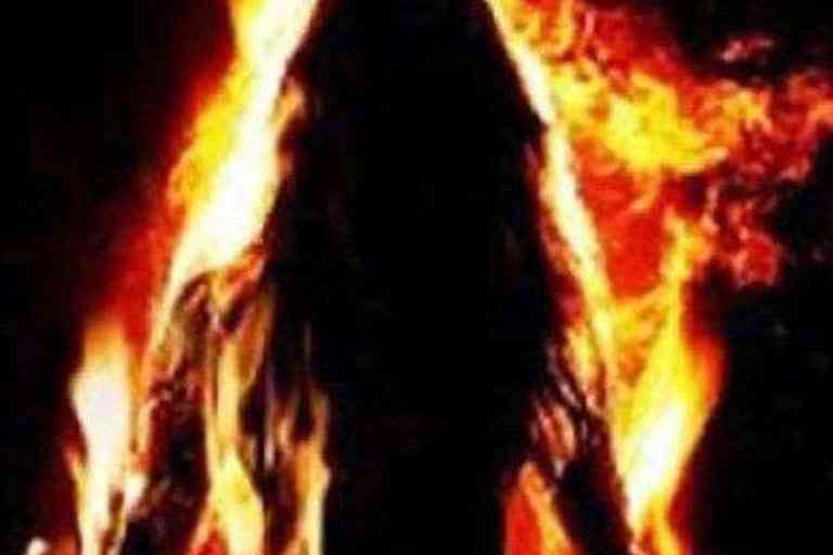 Woman burnt to death