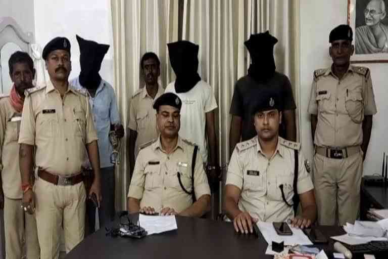 मुजफ्फरपुर में दो बदमाश गिरफ्तार