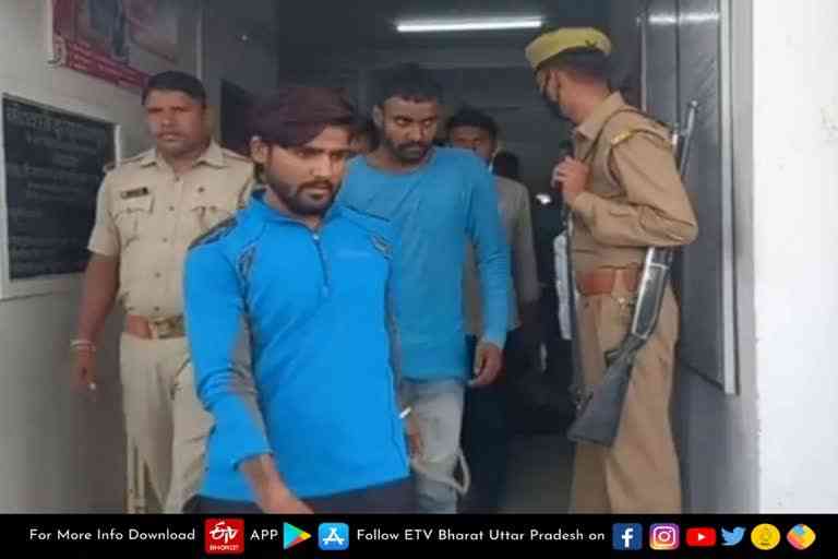 eleven criminals arrested after firing and assault with agra and mathura police