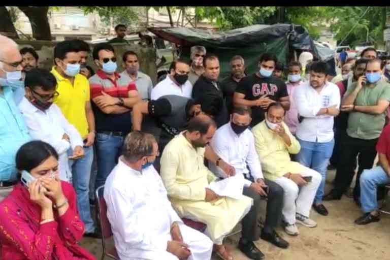 BJP MP Ramesh Bidhuri Tour in south delhi Lok Sabha Constituency
