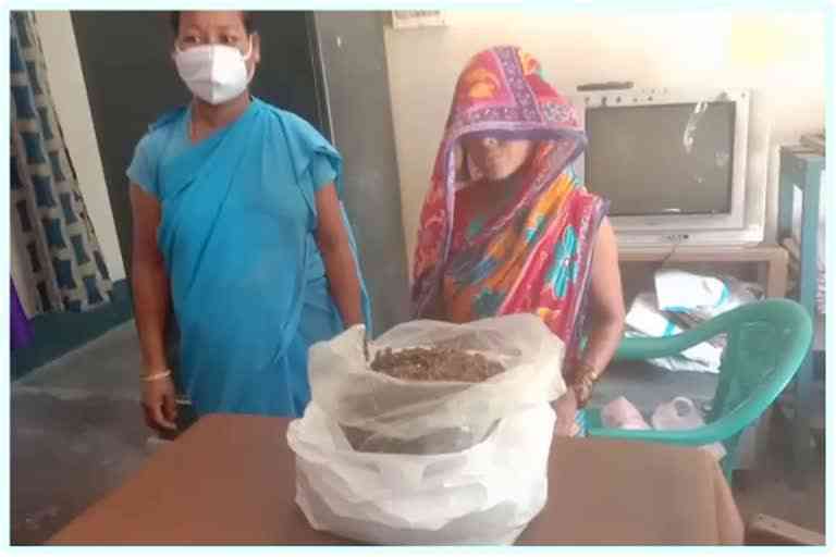 Woman arrested with bhang at Gahpur