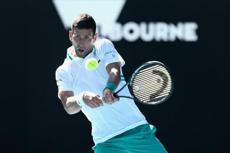 Novak Djokovic stopped at the melbourne airport to get his VIZA cancelled