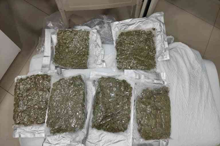 Two Arrested: Seizure of 1.42 kgs of High-grade Ganja (BUD) imported from USA