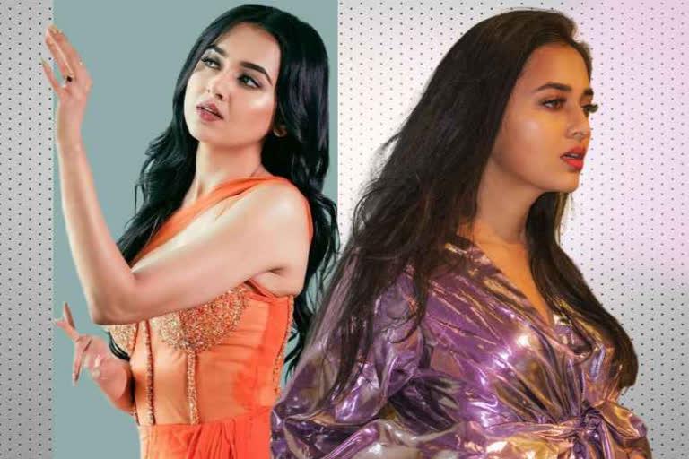 Tejasswi Prakash on Sunday shared a set of three pictures on Instagram.