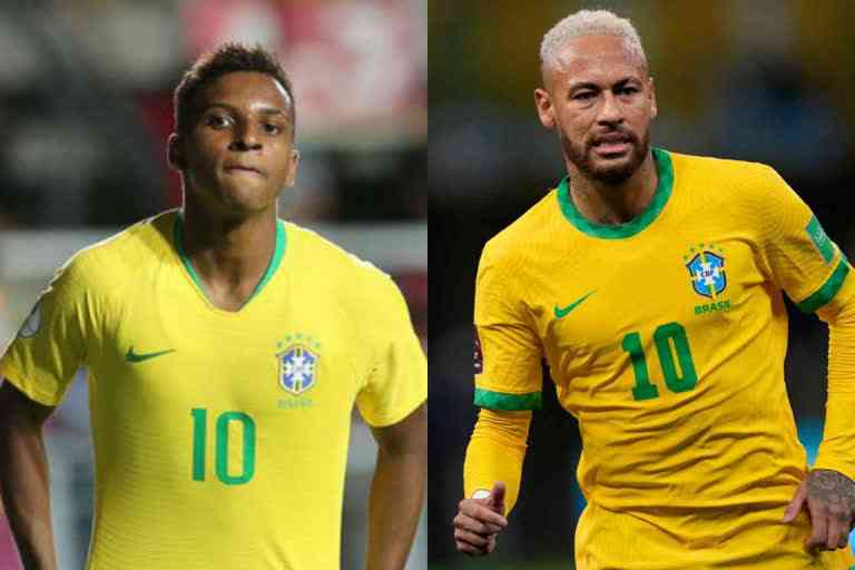 Rodrygo  Neymar  Rodrygo on Neymar retirement  Neymar retirement  റോഡ്രിഗോ  നെയ്‌മര്‍  നെയ്‌മര്‍ വിരമിക്കാന്‍ ഒരുങ്ങുന്നു  qatar world cup 2022  ഖത്തര്‍ ലോകകപ്പ് 2022