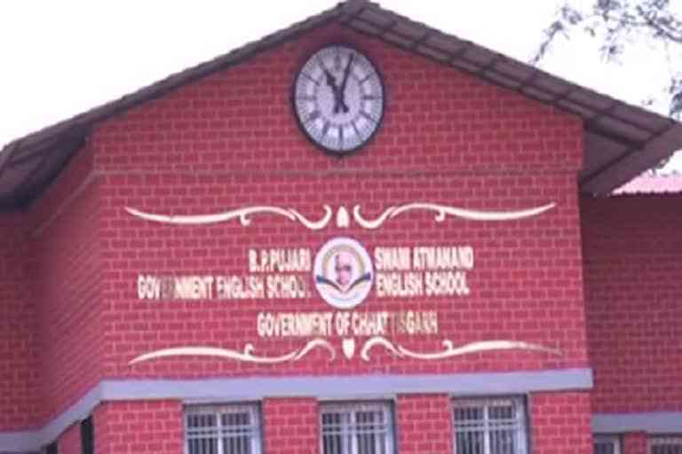 Government Hindi Medium School bad shape in Raipur