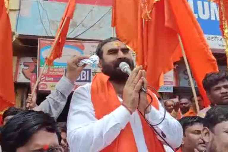 Shiv Sena MLA Santosh Bangar Shinde, who was in tears, joined the group