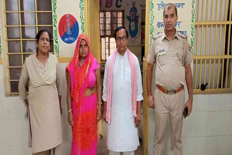 former priest and his wife arrest in bharatpur