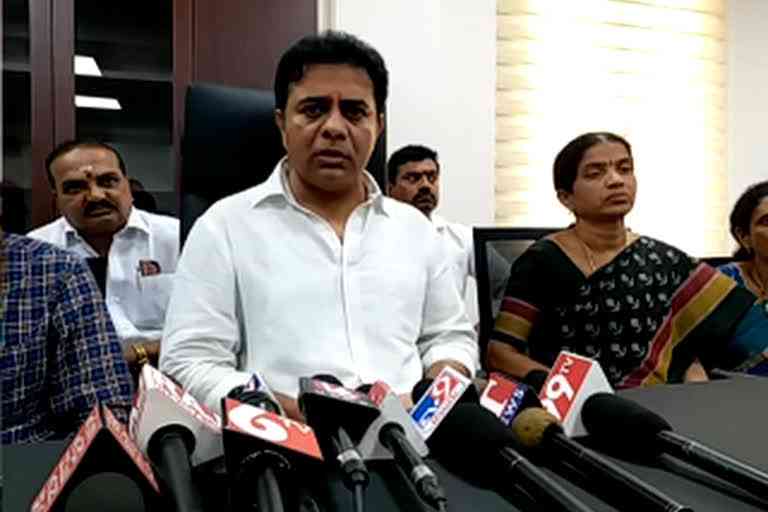 Minister KTR Comments on union ministers