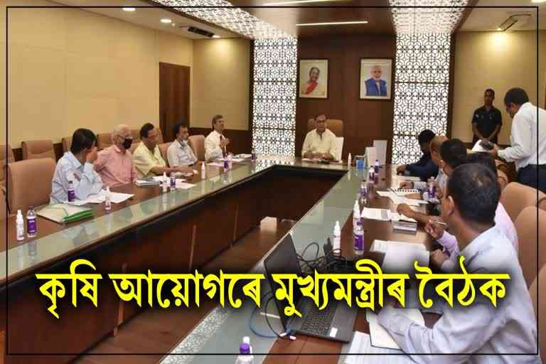 Assam CM Sarma holds meeting with Agriculture Commission