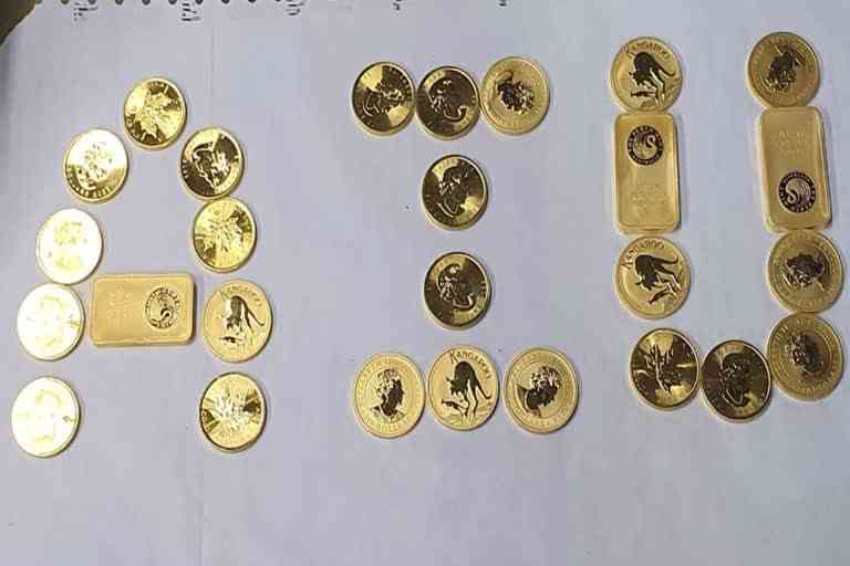 56 lakh rupee gold seized at Kolkata Airport