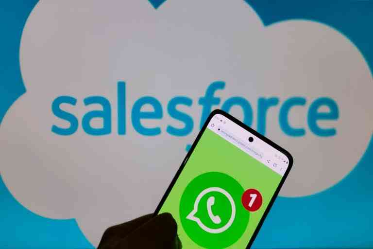 WhatsApp partnership with salesforce improve whatsapp users business
