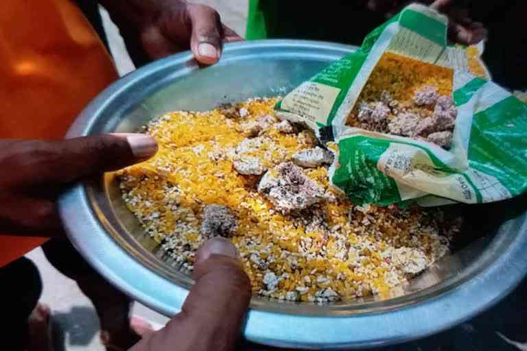 Nutrition full of insects delivered in Anganwadi, supplier and driver sacked