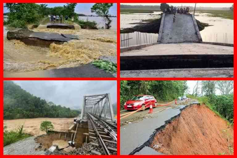 Assam Government aims to build roads bridges damaged by floods by February