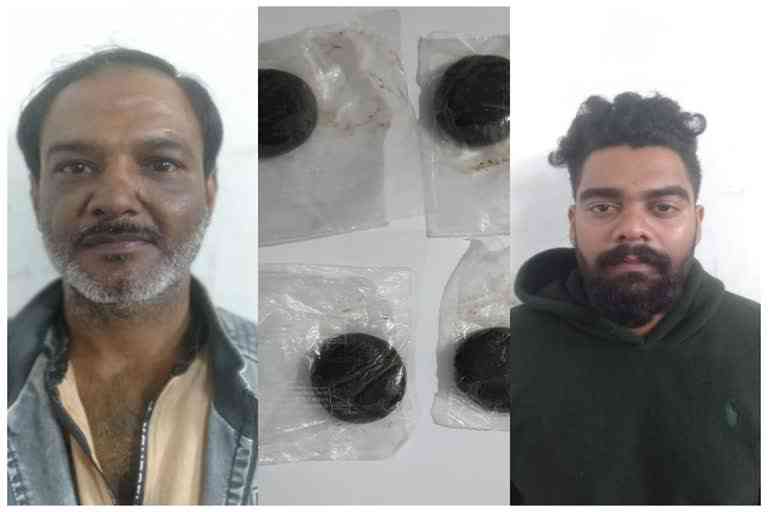 Two accused arrested with charas in Raipur