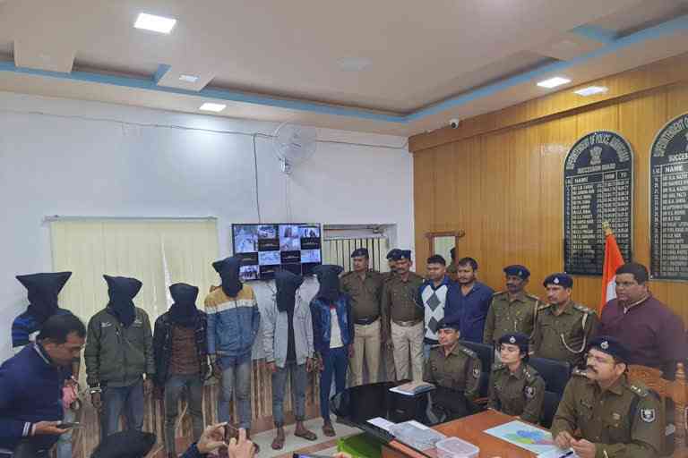 औरंगाबाद में 9 लुटेरें गिरफ्तार