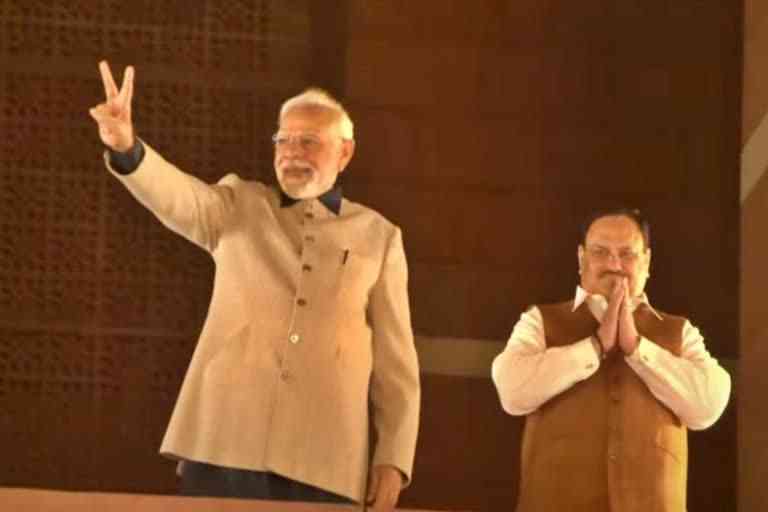 BJP's record win in Gujarat: PM Modi to address from party headquarters shortly