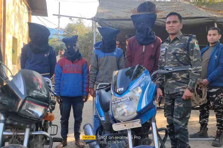Motorcycle Thief Gang Arrested In Latehar