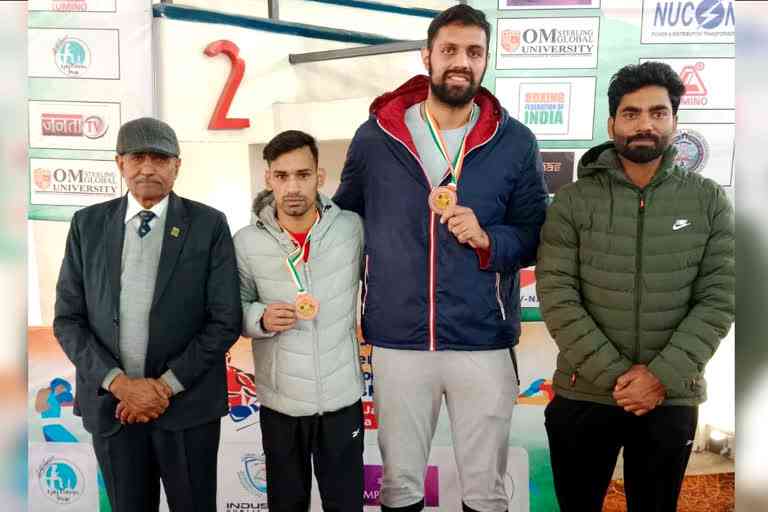 6th Elite Mens National Boxing Championship Haryana Boxers won medals boxing player in bhiwani
