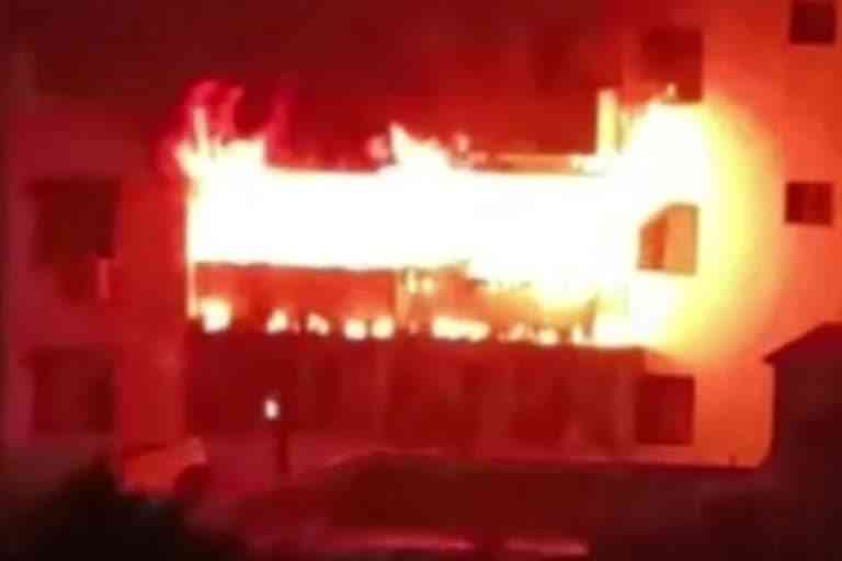 Dhanbad fire broke out at a building