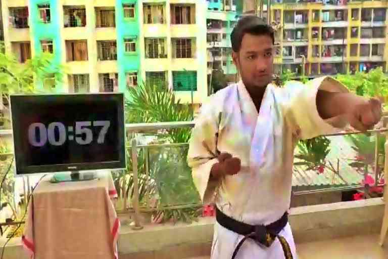 karate player from ambernath set a record for Limca Book of Record