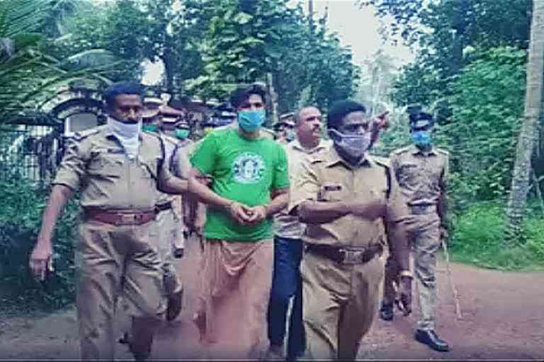 Snakebite murder case: Kerala Crime Branch visits Uthra's house with accused to collect evidence